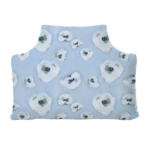 The Headboard Pillow® - Poppy Floral Light Blue Linens & Bedding MWW 
