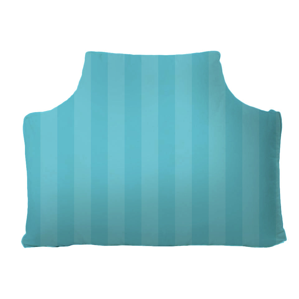 The Headboard Pillow® - Shadow Stripes Aqua Bedding, Headboards, The Headboard Pillow MWW 