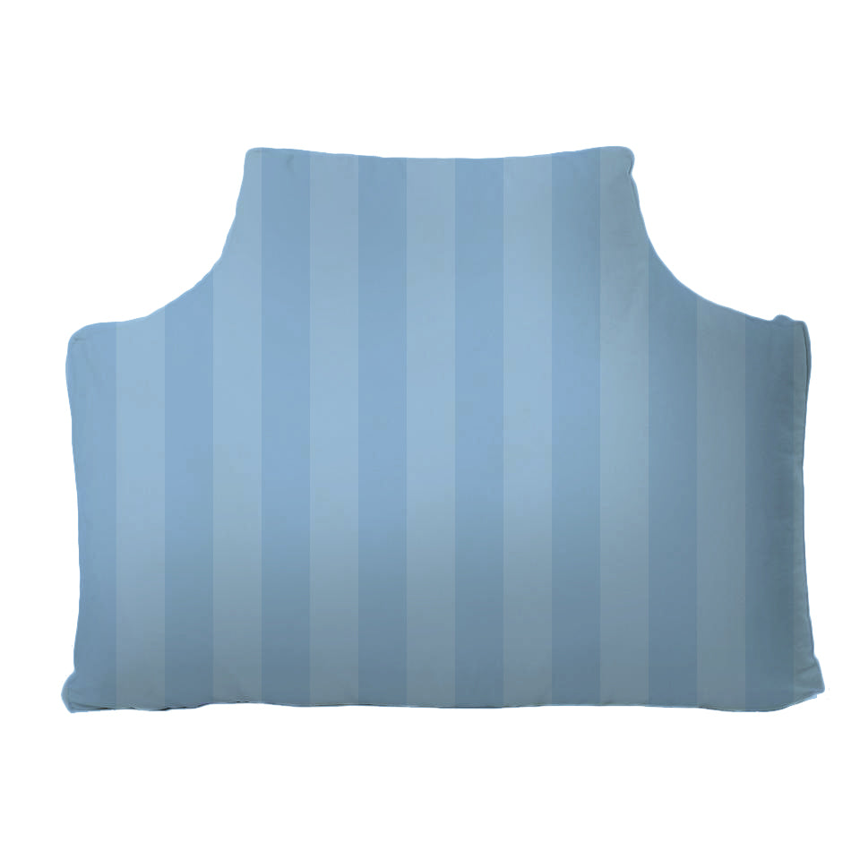 The Headboard Pillow® - Shadow Stripes Cornflower Blue Bedding, Headboards, The Headboard Pillow MWW 