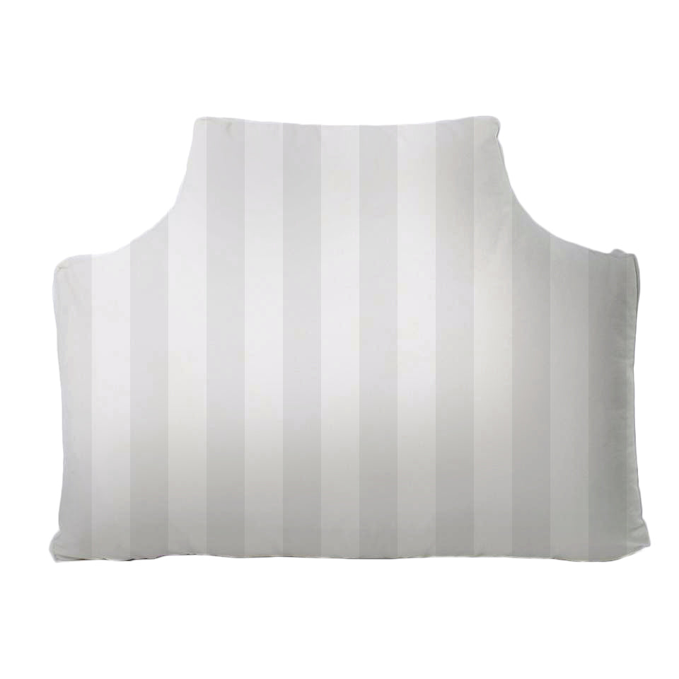 The Headboard Pillow® - Shadow Stripes White Bedding, Headboards, The Headboard Pillow MWW 