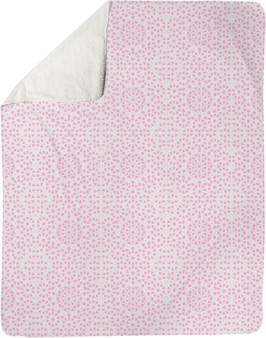 The Lovleigh Blanket - Charlotte Light Pink Bedding, Blankets MWW 
