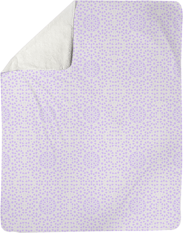 The Lovleigh Blanket - Charlotte Lilac Bedding, Blankets MWW 