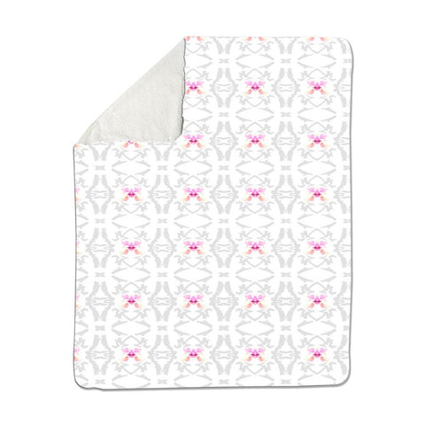 The Lovleigh Blanket - Flutter Pink Monarch Bedding, Blankets MWW 