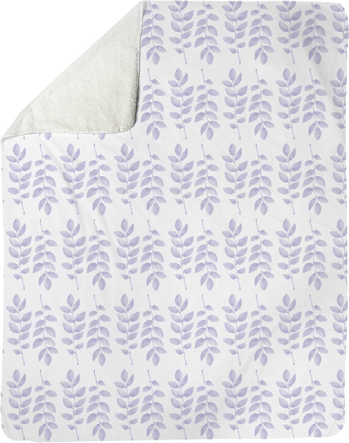 The Lovleigh Blanket - Foliage Lavender Bedding, Blankets MWW 