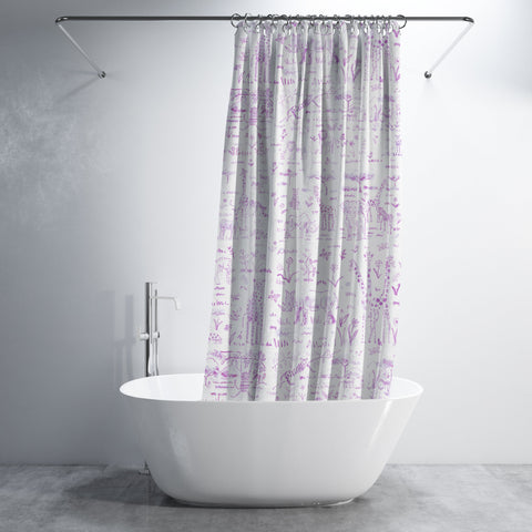 The Shower Panel - Animalia Lavender Shop All, Bath MWW 
