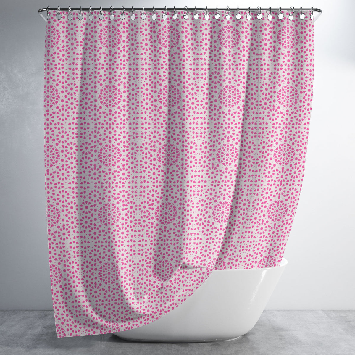 The Shower Panel - Charlotte Hot Pink MWW 