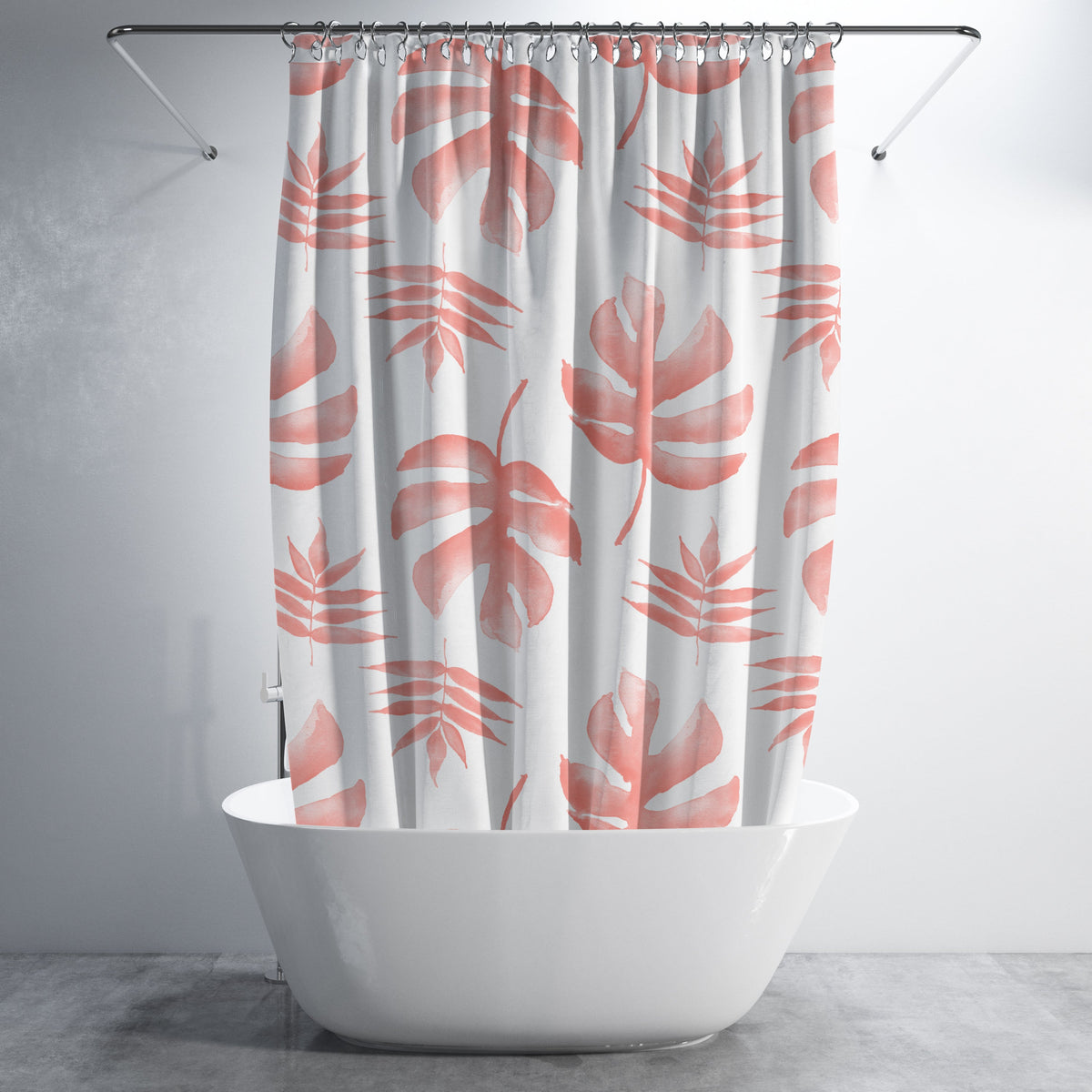 The Shower Panel - Palm Beachy Coral Bath, Shower Panel MWW 