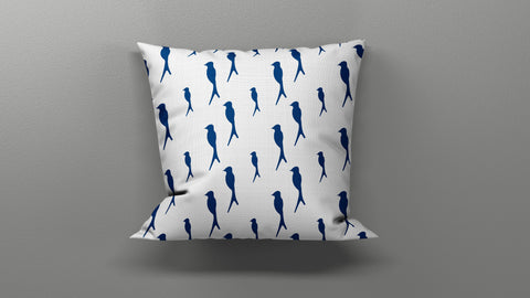 Throw Pillow - Birds of a Feather Navy Bedding Collections, Pillows, Throw Pillows MWW 
