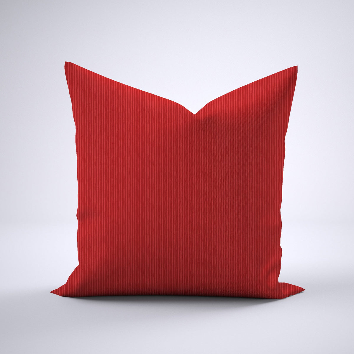 Throw Pillow - Narrow Stripes Red MWW 