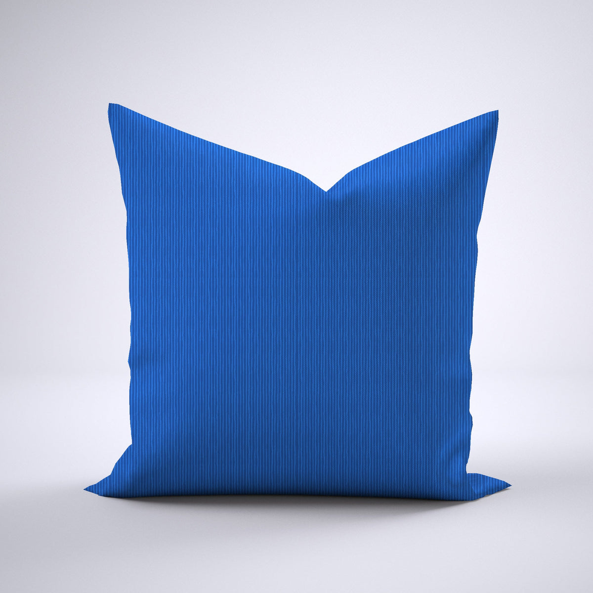 Throw Pillow - Narrow Stripes Royal Blue MWW 