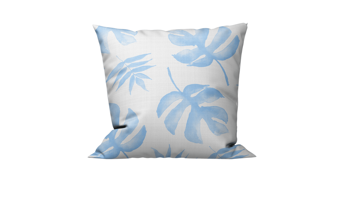 Throw Pillow - Palm Beachy Blue Bedding Collections, Pillows, Throw Pillows MWW 