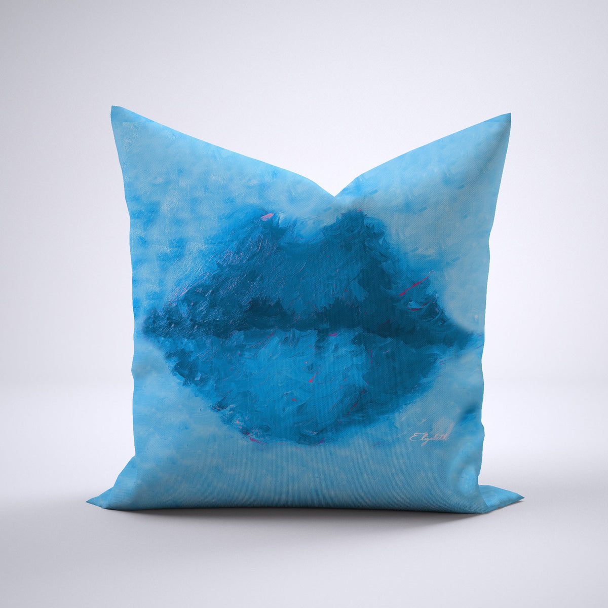 Throw Pillow - Pucker Lips Aqua Bedding Collections, Pillows, Throw Pillows MWW 
