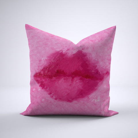 Throw Pillow - Pucker Lips Pink Bedding Collections, Pillows, Throw Pillows MWW 