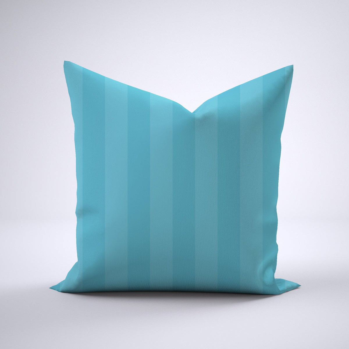 Throw Pillow - Shadow Stripes Aqua MWW 