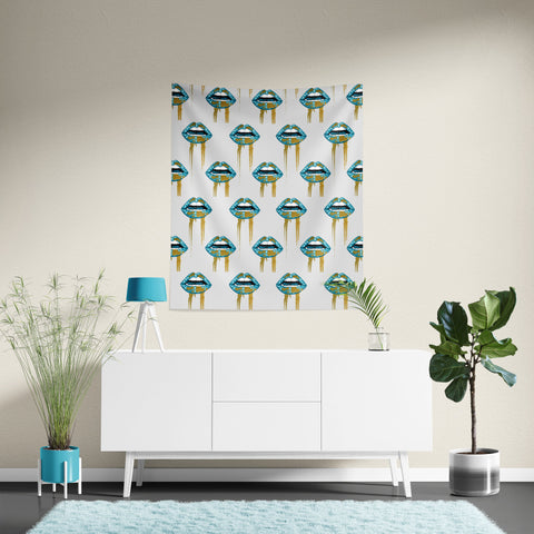 Wall Tapestry - Lips Peacock MWW 