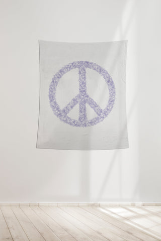 Wall Tapestry - Peace Foliage Lavender MWW 