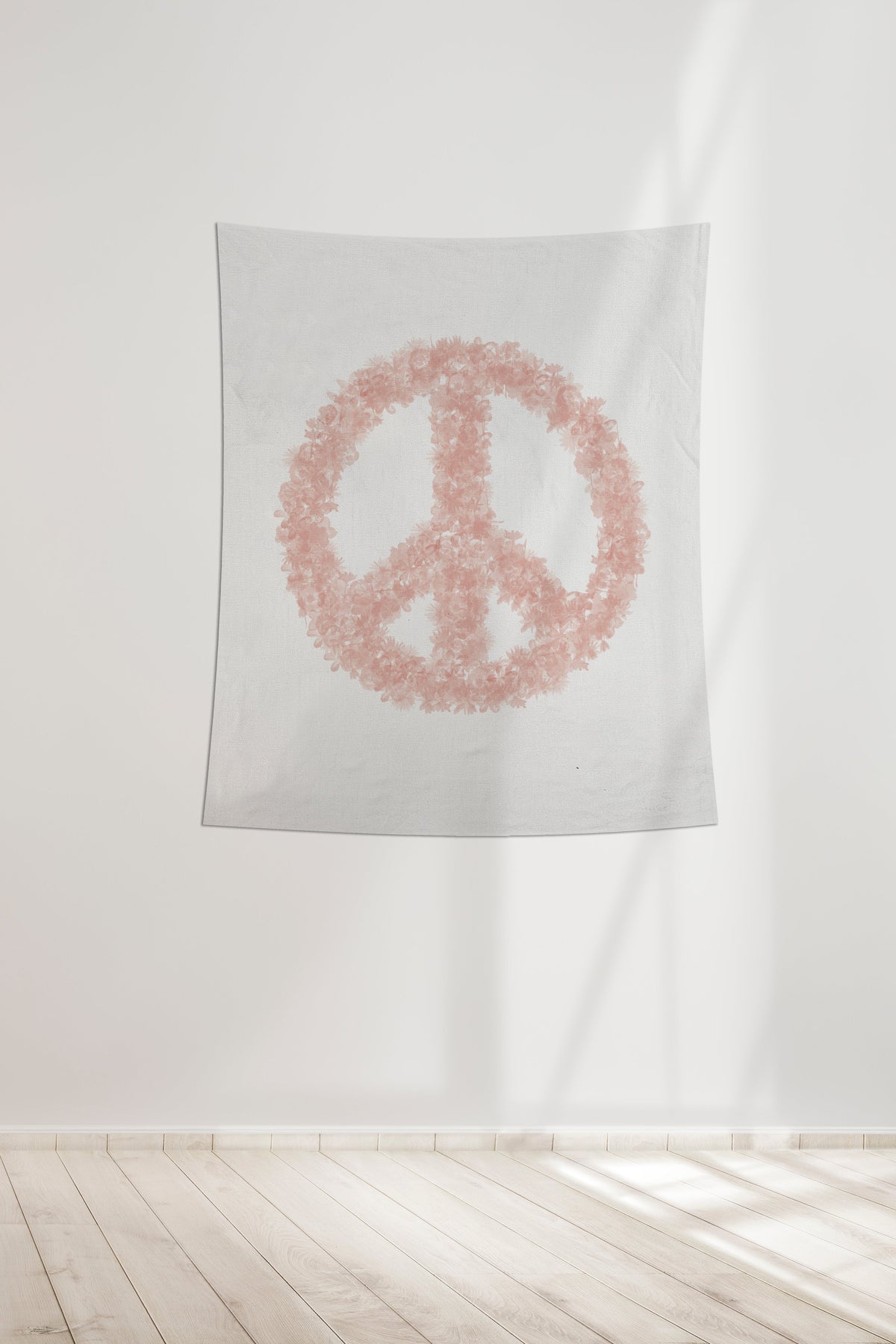 Wall Tapestry - Peace Petals Light Pink MWW 