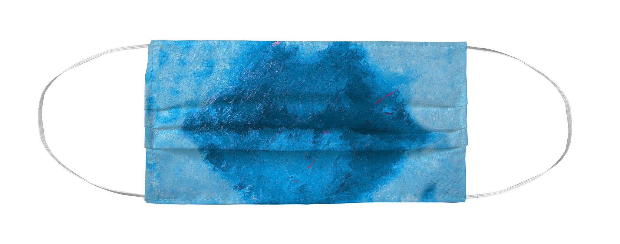 Copy of Face Mask Coverlet - Pucker Lips Aqua MWW 