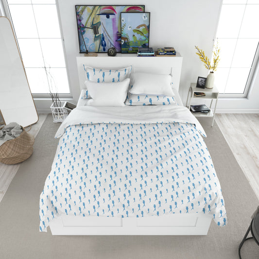 Duvet - Birds of a Feather Carolina Blue MWW Full/Queen 