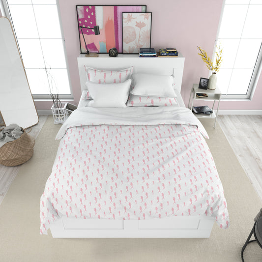 Duvet - Birds of a Feather Pink Bedding, Duvets MWW Full/Queen 