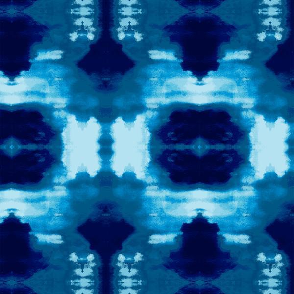 Fabric by the Yard - Akira Indigo Springs 