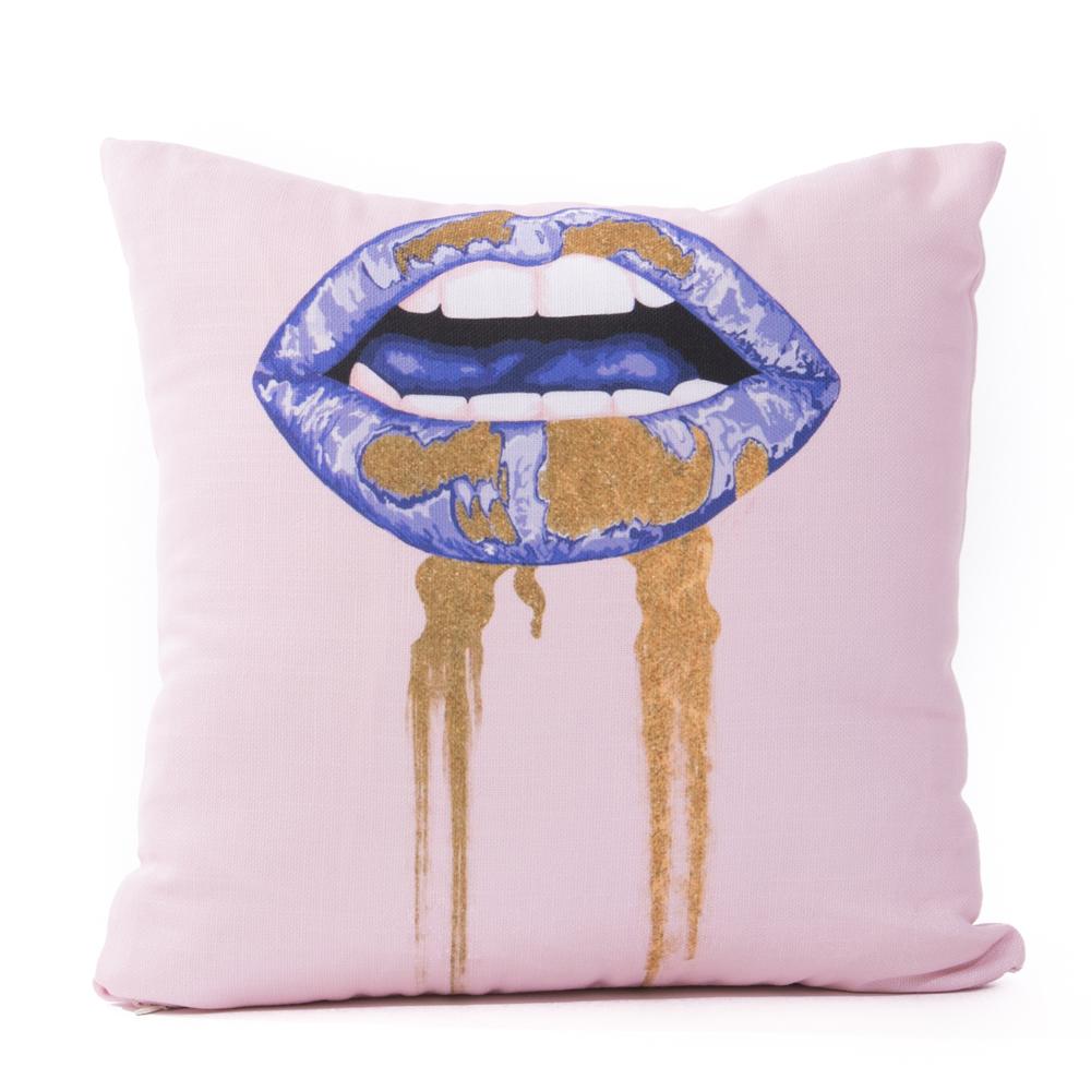 Throw Pillow - Lips Lavender Shop All,Bedding Collections MWW 