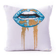 Throw Pillow - Lips Peacock Shop All,Bedding Collections MWW 